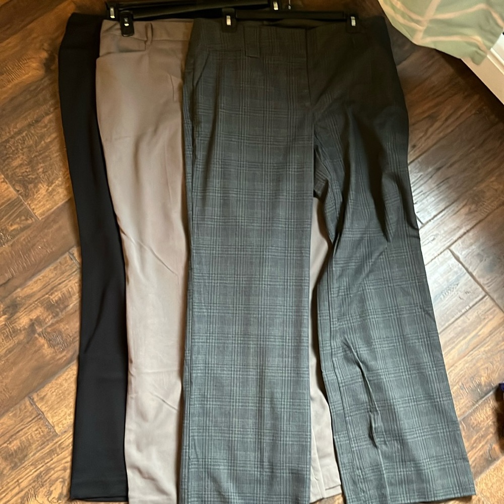 3 Pairs of Size 14 Dress Pants